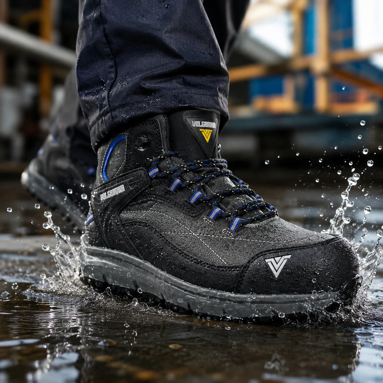 Zapatillas de Seguridad Impermeables y Dieléctricas Aquaman 18 kV con Punta de Fibra de Vidrio
