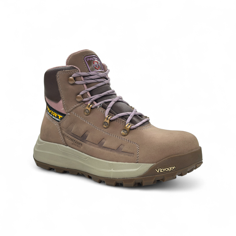 Botín de Seguridad para dama Pavirt Onix Color Madera