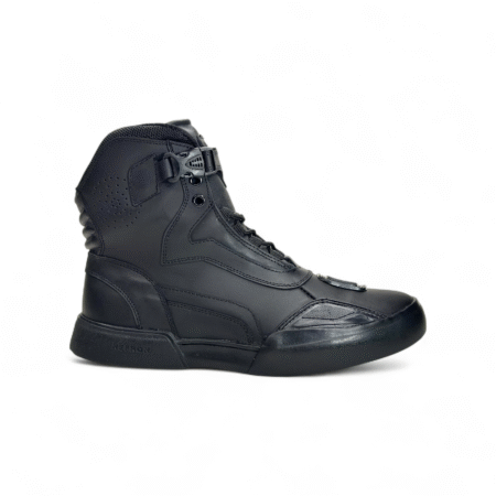 Zapatos de Motociclista en cuero Negro