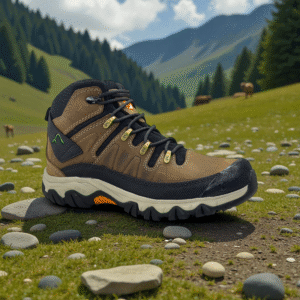 Zapatilla de Trekking Wolfito Modelo Atuk Café - Imagen de 5