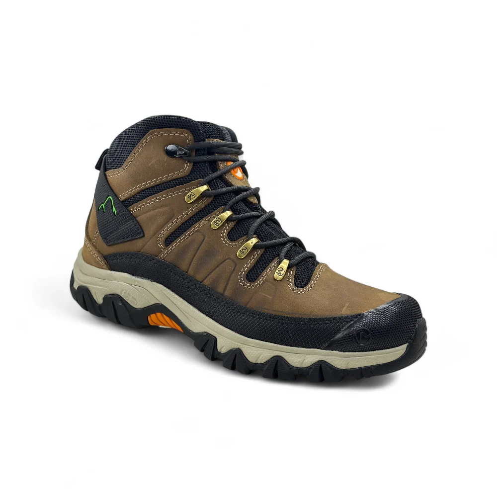 Zapatilla de Trekking Wolfito Modelo Atuk Café - Imagen de 4