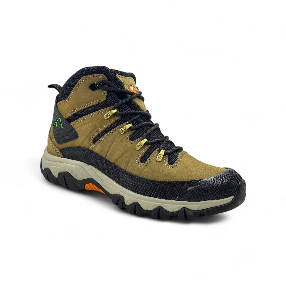 Zapatilla de Trekking Wolfito Modelo Atuk Olivo - Imagen de 4
