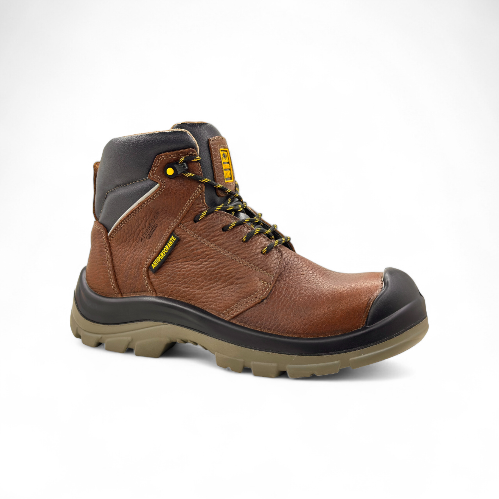 Botin de seguridad Eros con Cuero Hidrofugado y Dielectrico sandder