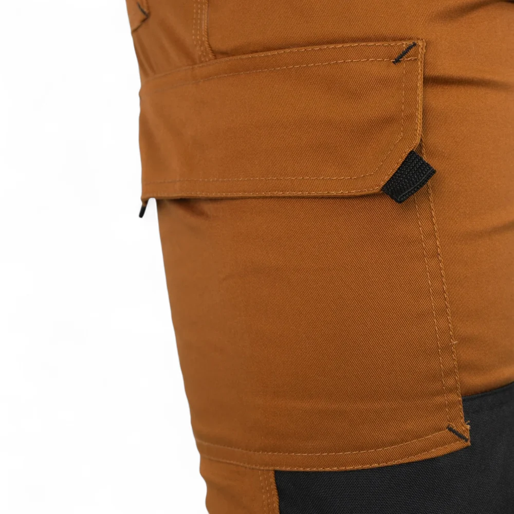 PANTALON HARDWORK DAKOTA SPANDEX CAMEL - Imagen de 7