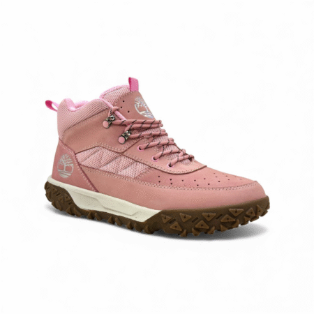 Zapatilla de Cuero Nobuck Rosa para Dama