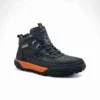 Zapato Casual Ergonómico de Cuero Negro con Suela EVA y Caucho