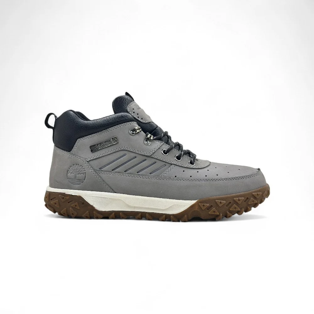 Zapato Casual Ergonómico de Cuero Gris con Suela EVA y Caucho - Imagen de 2