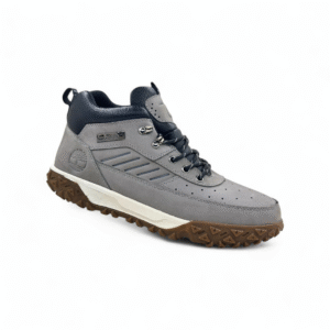 Zapato Casual Ergonómico de Cuero Gris con Suela EVA y Caucho - Imagen de 4