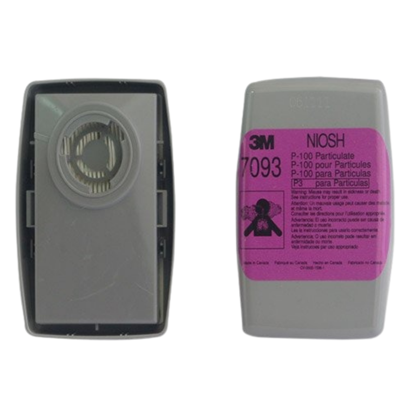 Filtro 3M 7093B P100 - Alta Eficiencia de Filtración contra Partículas y Humos Metálicos