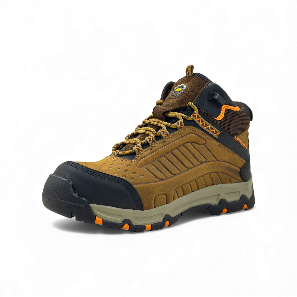 Botín de Seguridad Carubi Pro con Puntera de Acero Castaño - Imagen de 3