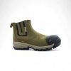 Botas Campera Goldpiers Caña Baja Olivo con Punta de Acero y Suela Antideslizante