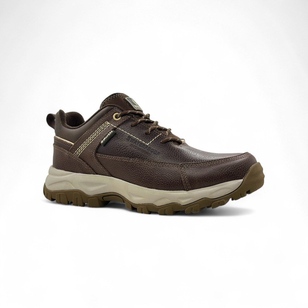 Zapato Casual de Cuero Valvers Ergonomico Marrón con Suela EVA y Caucho