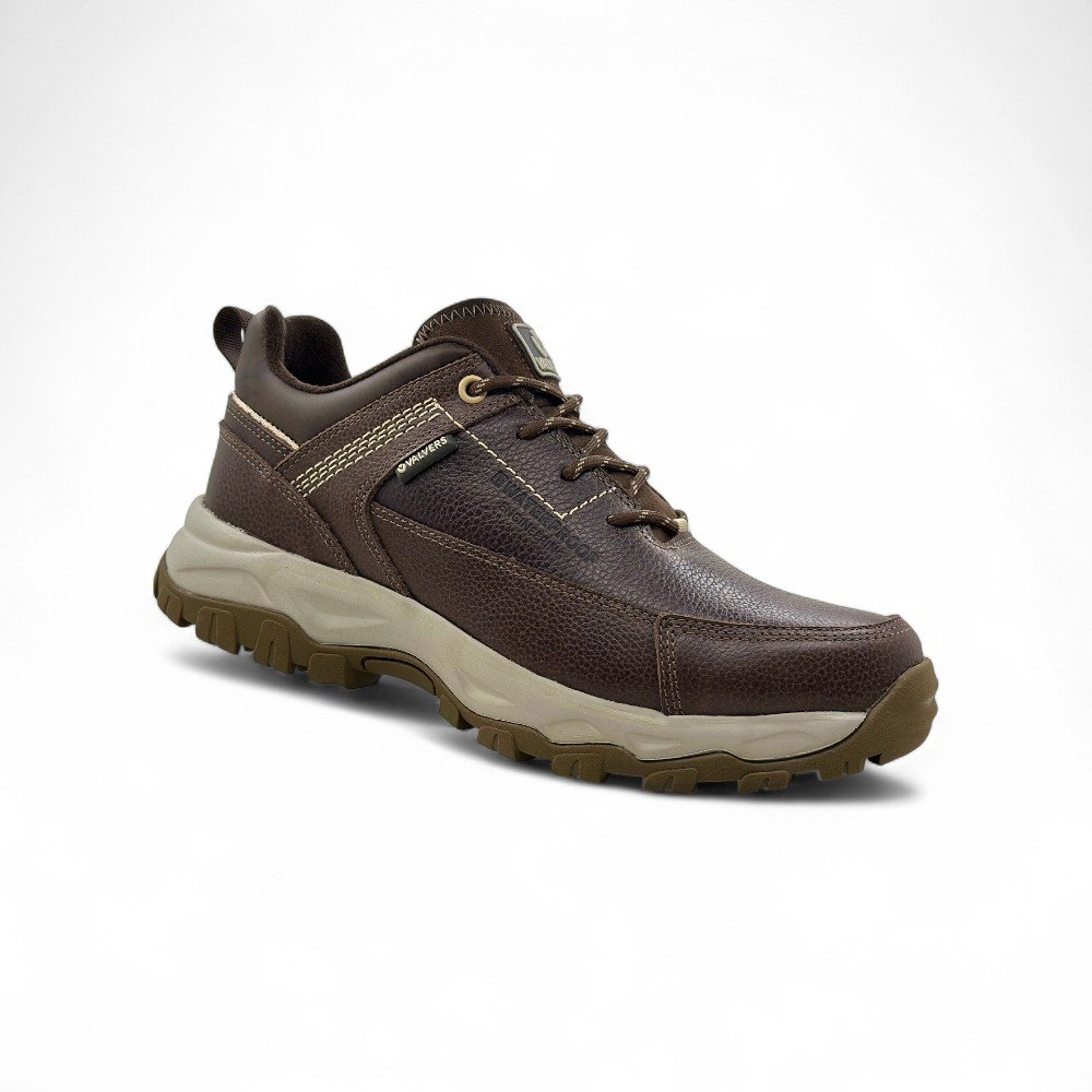 Zapato Casual de Cuero Valvers Ergonomico Marrón con Suela EVA y Caucho - Imagen de 4