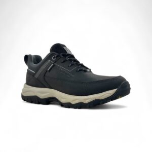Zapato Casual de Cuero Valvers Ergonomico Negro con Suela EVA y Caucho