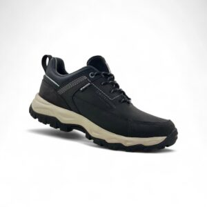Zapato Casual de Cuero Valvers Ergonomico Negro con Suela EVA y Caucho - Imagen de 4