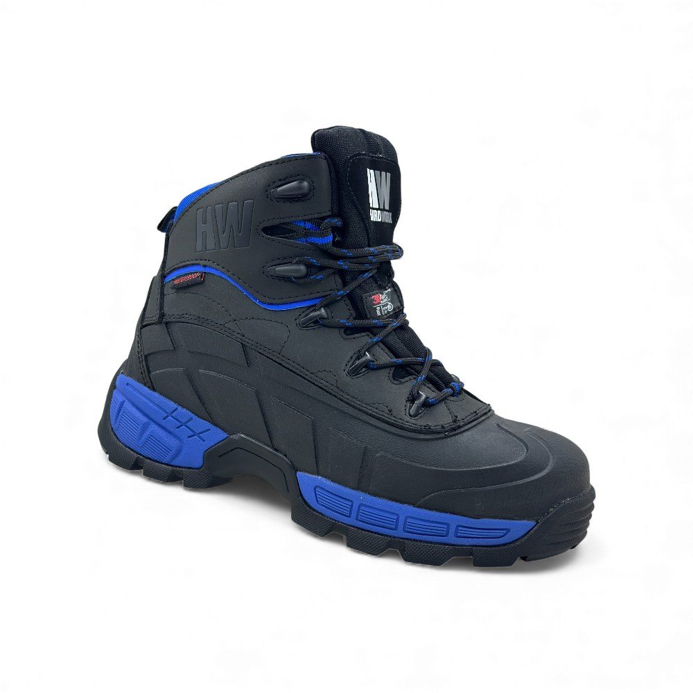 Bota de Seguridad Bering Hiker HW T38 - Hard Work | Resistente al Agua, Hidrocarburos y Con Puntera de Seguridad 🥾🛠️ - Imagen de 4