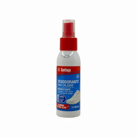 Desodorante para Calzado Santiago 80 ml - Elimina Mal Olor y Desinfecta