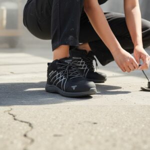 Zapatilla de Seguridad para Dama Volcano Pro Steel Trekk - Antiperforante, Dielectrica y Suela Antideslizante - Imagen de 2