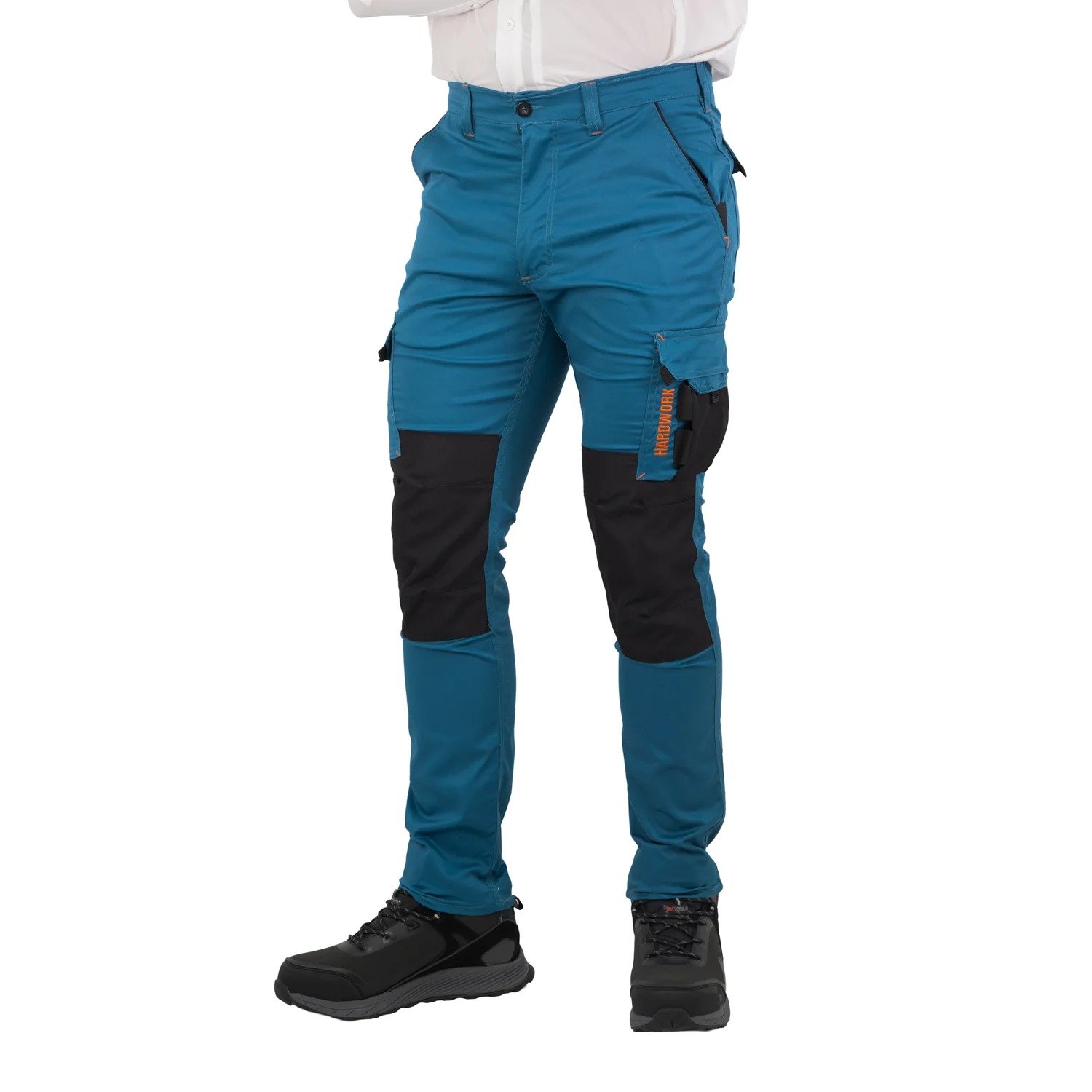 Pantalon Hard Work Dakota Spandex Petroleo - Imagen de 3