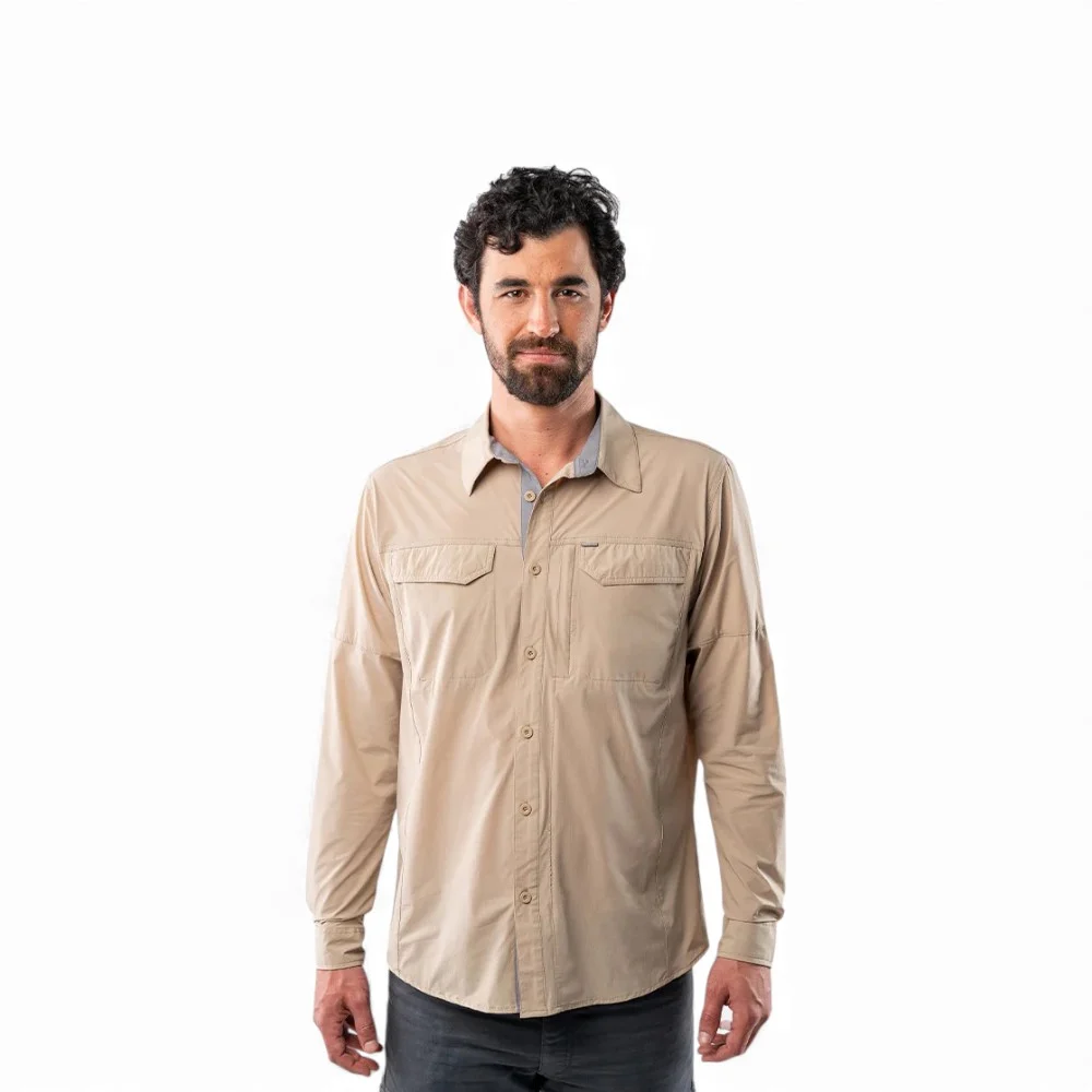 Camisa Hard Work Antakari Beige
