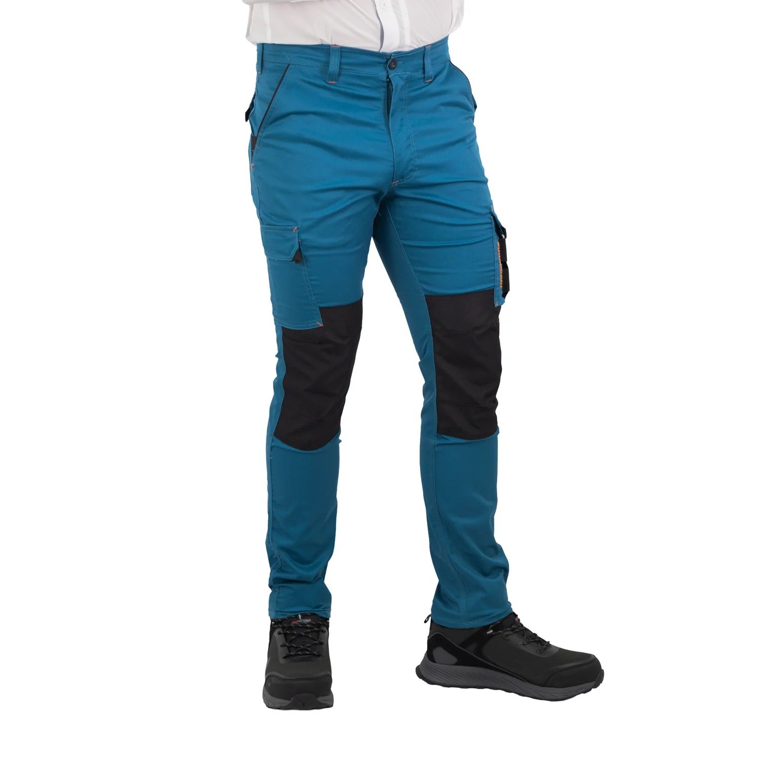 Pantalon Hard Work Dakota Spandex Petroleo - Imagen de 2