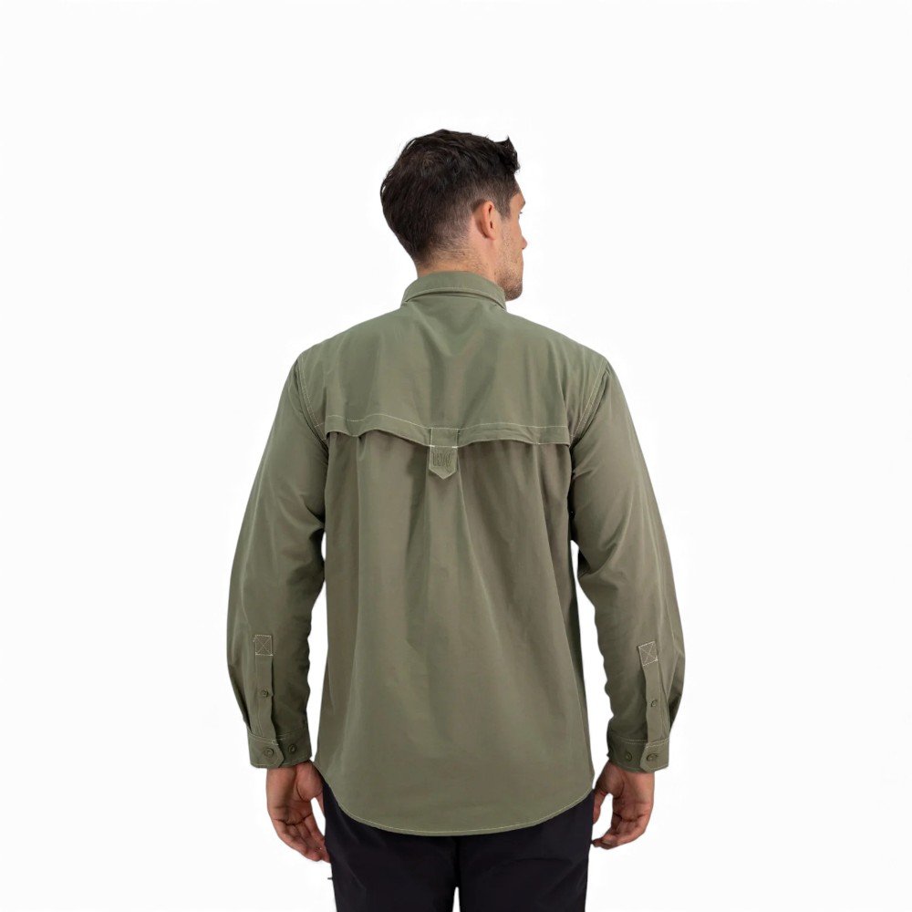 CAMISA Hard Work DUCK DRY Verde - Imagen de 4