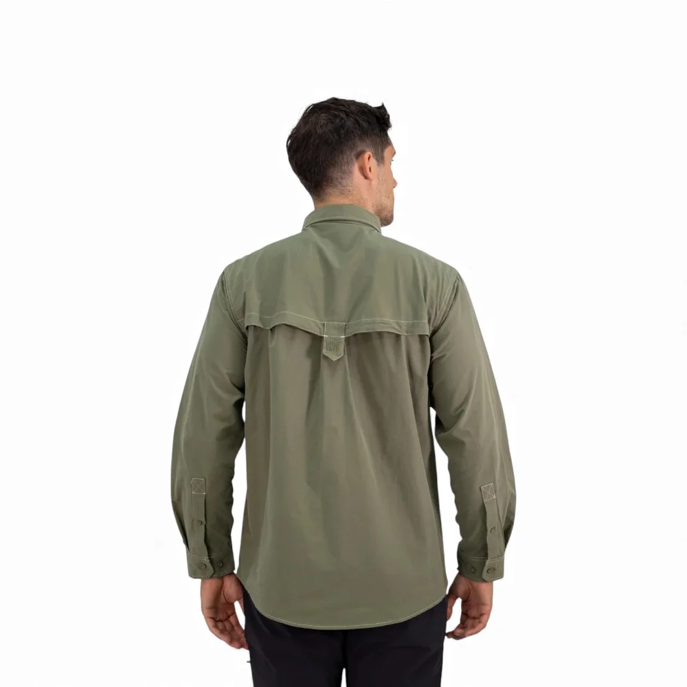 CAMISA Hard Work DUCK DRY Verde - Imagen de 4