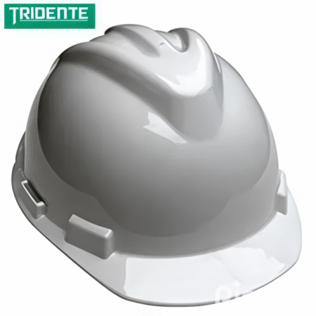 Casco de Seguridad Tridente Blanco Tipo Jockey – Protección Total y Comodidad