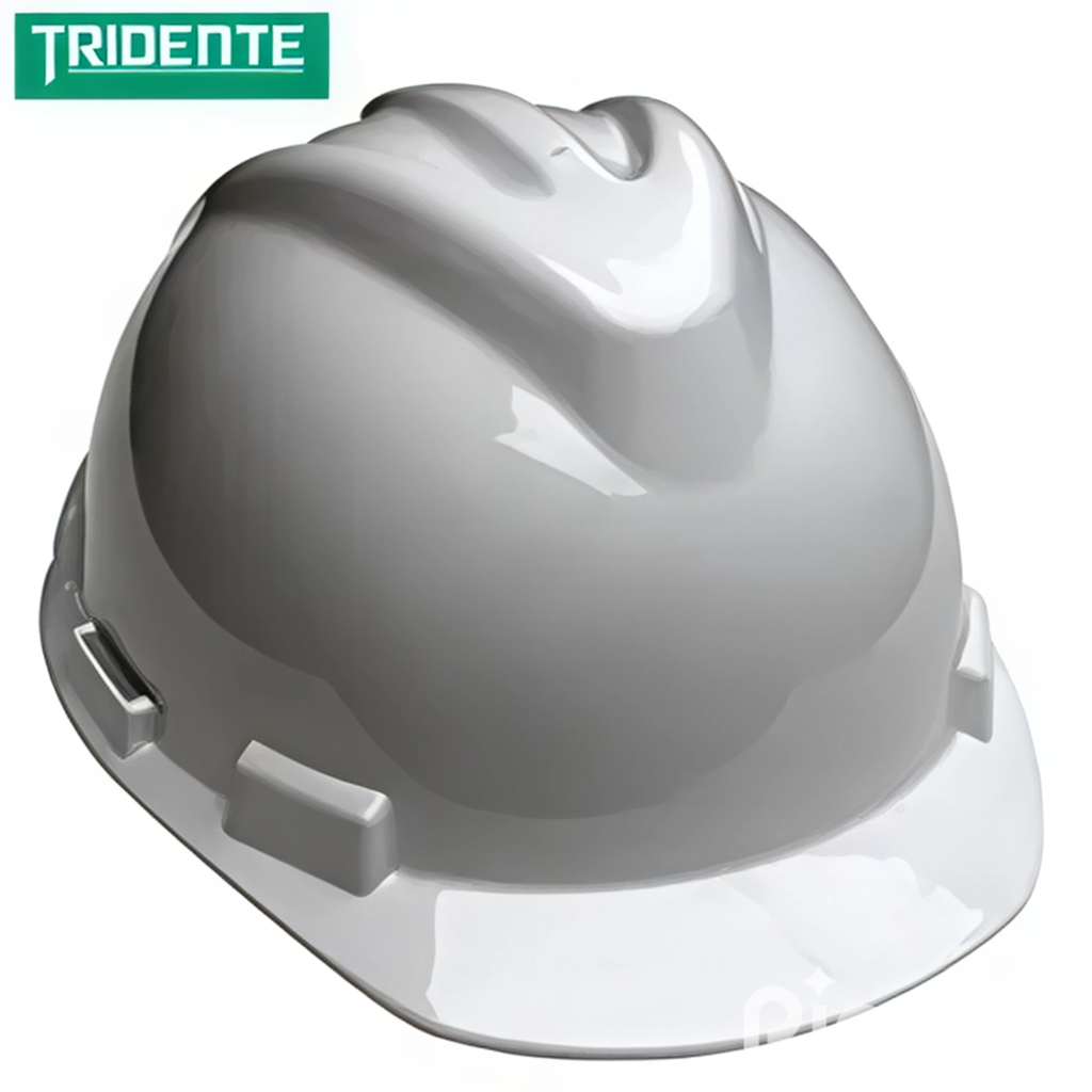 Casco de Seguridad Tridente Blanco Tipo Jockey – Protección Total y Comodidad