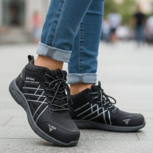 Zapatilla de Seguridad para Dama Volcano Pro Steel Trekk - Antiperforante, Dielectrica y Suela Antideslizante