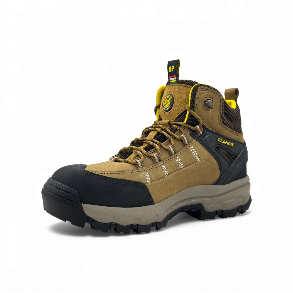 Bota de Seguridad Goldpiers Raptor | Cuero Nobuck, Puntera de Acero y Suela EVA+Caucho 🥾💥 - Imagen de 3