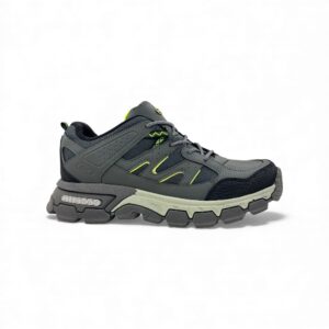 Zapatilla Gris para Hombre | Calzado Ergonómico con Suela de Goma y Pasadores de Nylon 👟🧑🦰 - Imagen de 2