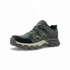 Zapatilla Gris para Hombre | Calzado Ergonómico con Suela de Goma y Pasadores de Nylon 👟🧑🦰 - Imagen de 3