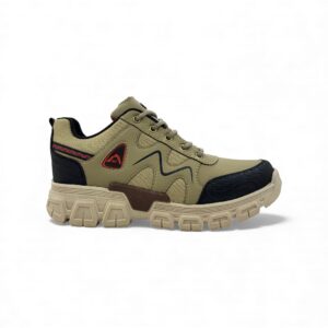 Zapatilla Beige para Hombre | Calzado Ergonómico con Suela de Goma y Pasadores de Nylon 👟✨ - Imagen de 2