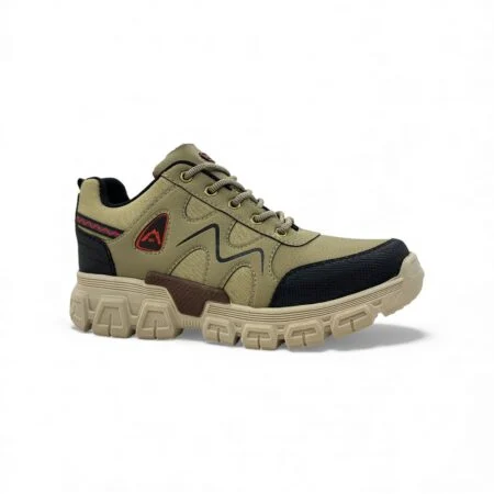 Zapatilla Beige para Hombre | Calzado Ergonómico con Suela de Goma y Pasadores de Nylon 👟✨
