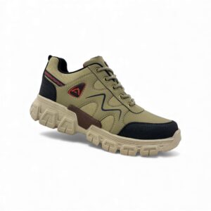 Zapatilla Beige para Hombre | Calzado Ergonómico con Suela de Goma y Pasadores de Nylon 👟✨ - Imagen de 4