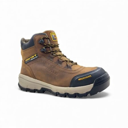 Botín de Seguridad Pavirt Darius Álamo | Cuero Nobuck, Puntera de Vaquelita y Suela EVA+Caucho 🥾🌿