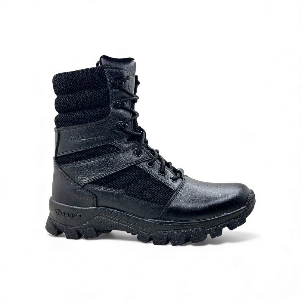 Borceguíes Tácticos AARON Negro - Punta/Talón Celaster - Imagen de 2