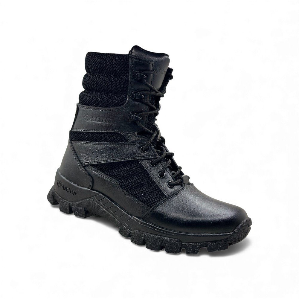 Borceguíes Tácticos AARON Negro - Punta/Talón Celaster - Imagen de 4