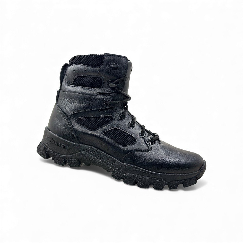 Borceguíes Tácticos AARON Negro | Cuero Vacuno - Imagen de 4