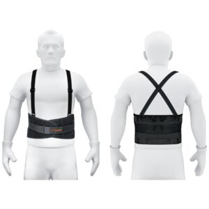 Cinturón Soporte Lumbar TRUPER | 4 Varillas + Ajuste Hook & Loop - Imagen de 2