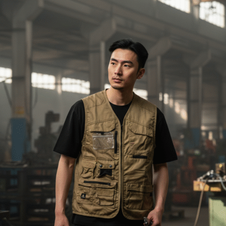 Chaleco Trabajo DELTA PLUS MACH5 SPRING | 12 Bolsillos | Poliéster-Algodón