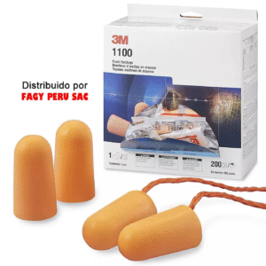 Tapones Auditivos 3M™ 1100 | Espuma Suave | NRR 29 dB | Sin Cordón - Imagen de 3