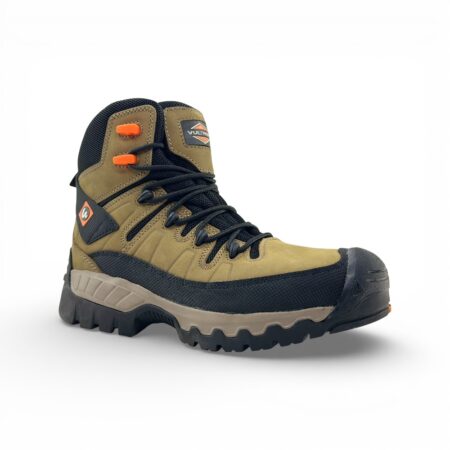 Botín punta de acero WOLFITO VUTREX VERDE OLIVO | Acero + Antiperforante
