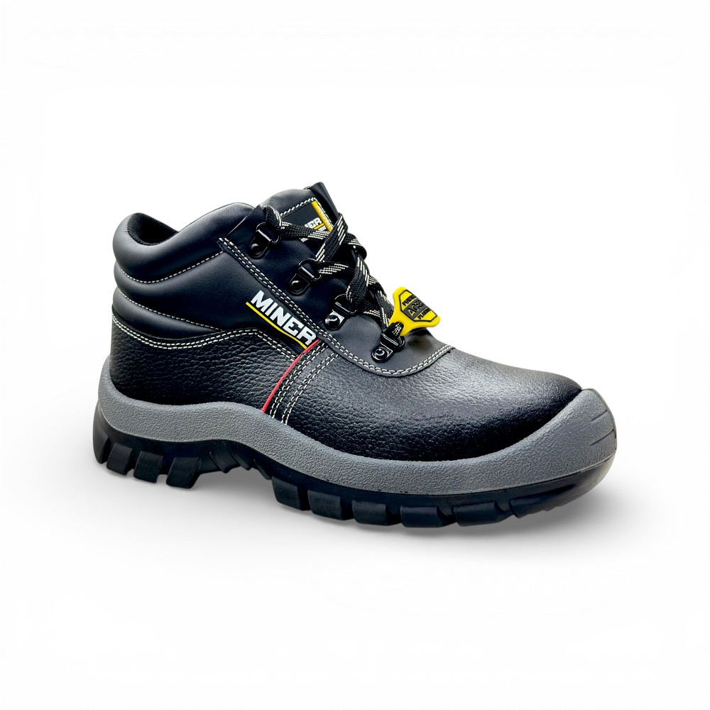 Botín Seguridad MINER APRO | Cuero Búfalo + Acero | SBP SRC