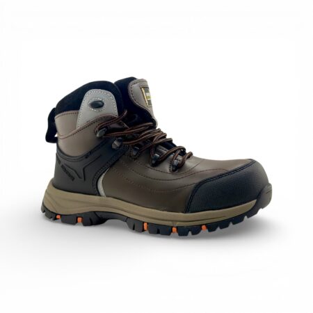 Botín Seguridad MINER SVEN BROWN | Cuero Nubuck + TPU + Kevlar