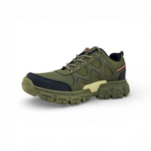 Zapatilla Verde para Hombre | Calzado Ergonómico con Suela de Goma y Pasadores de Nylon 👟🍃 - Imagen de 2