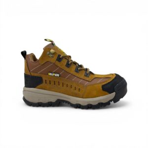 Botas de Seguridad Harkor Habano - Goldpiers | Cuero Nobuck y Puntera de Acero 🥾 - Imagen de 2