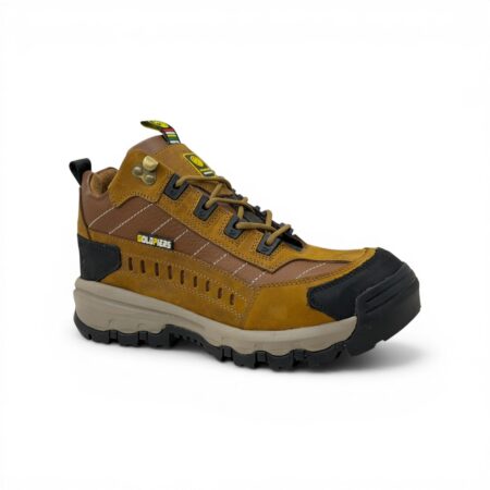 Botas de Seguridad Harkor Habano - Goldpiers | Cuero Nobuck y Puntera de Acero 🥾