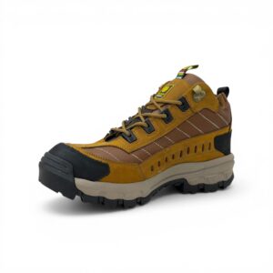 Botas de Seguridad Harkor Habano - Goldpiers | Cuero Nobuck y Puntera de Acero 🥾 - Imagen de 3